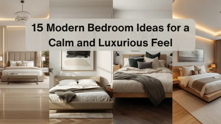 15 Modern Bedroom Ideas for a Calm and Luxurious Feel