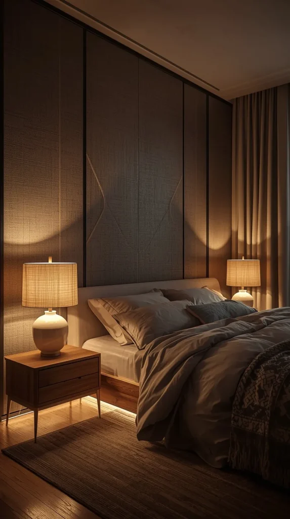 Warm Ambient Lighting bedroom image