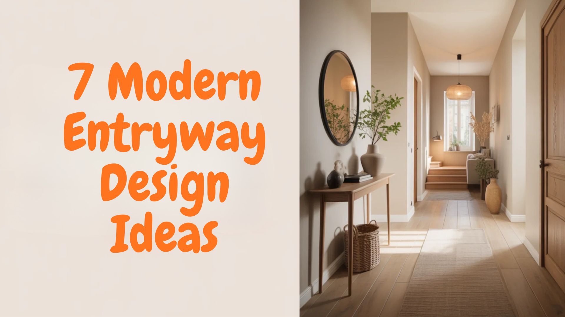 7 Modern Entryway Design Ideas