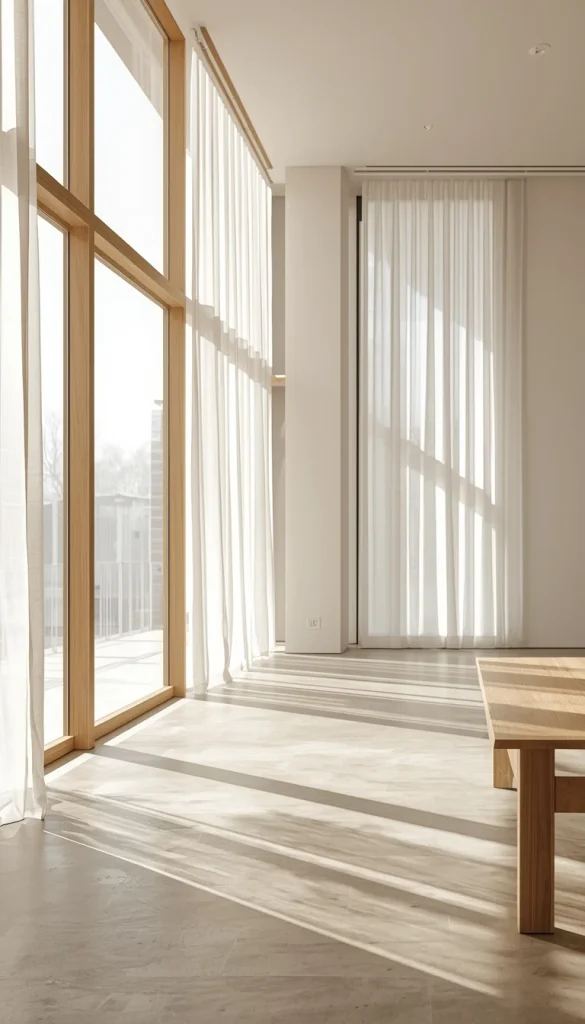 A room flooded with soft natural daylight image