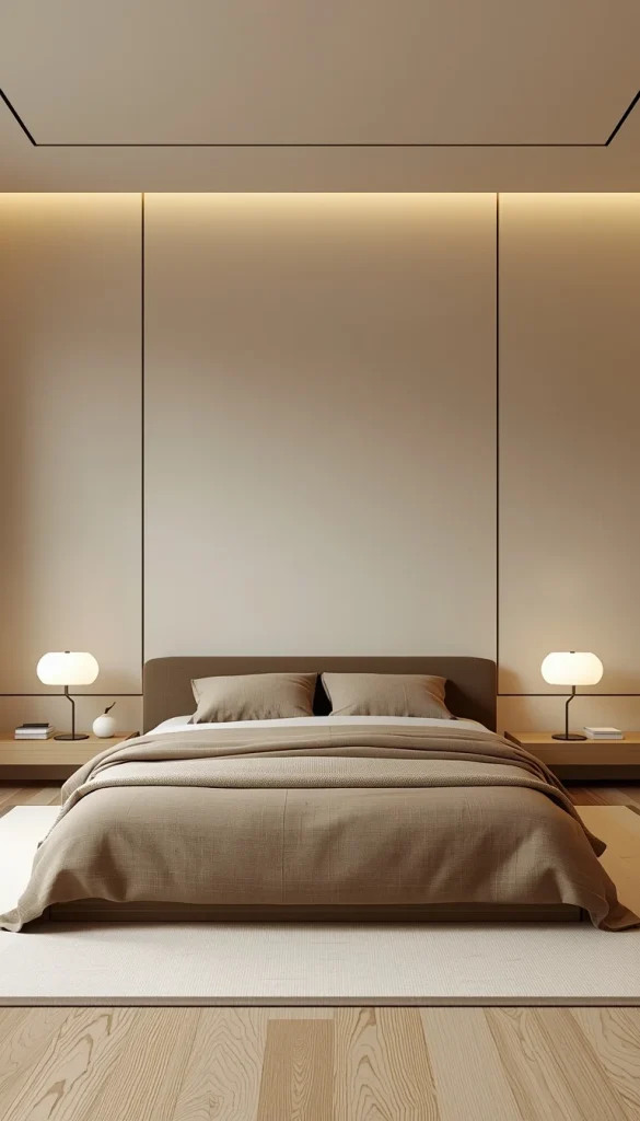 A perfectly serene, balanced interior image