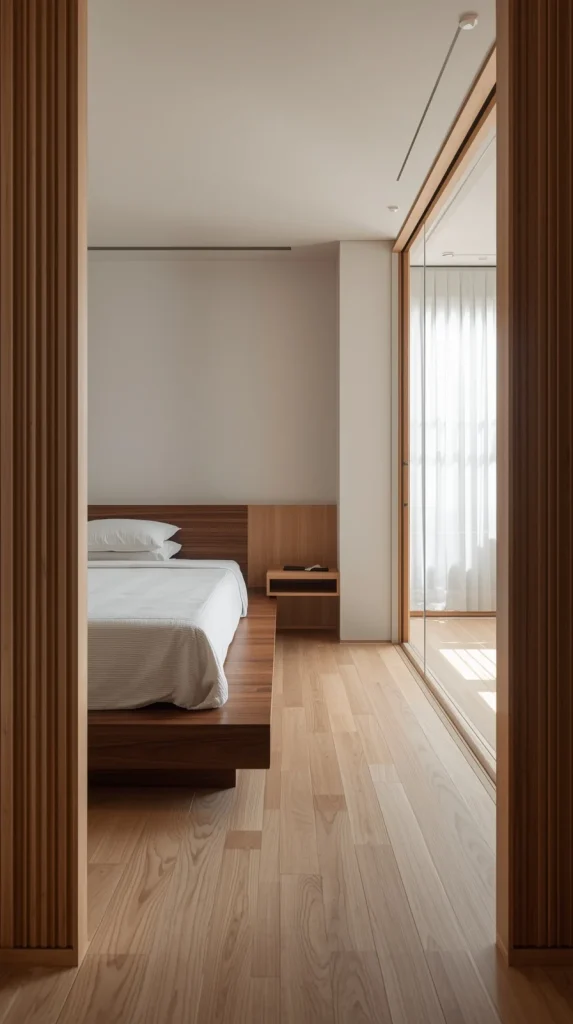 Sleek, low-profile, functional furniture image