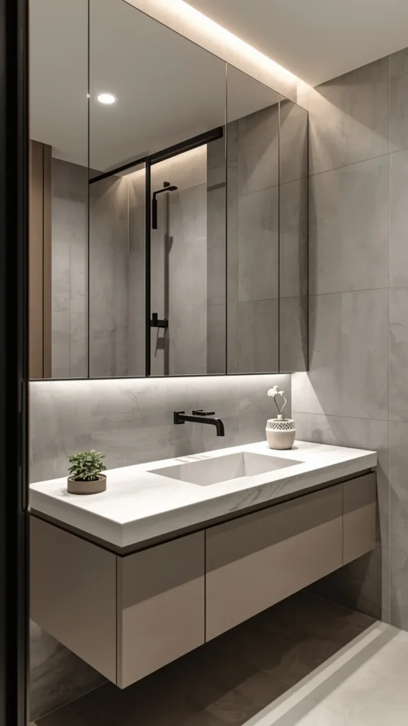 Large Mirror to Expand the Space