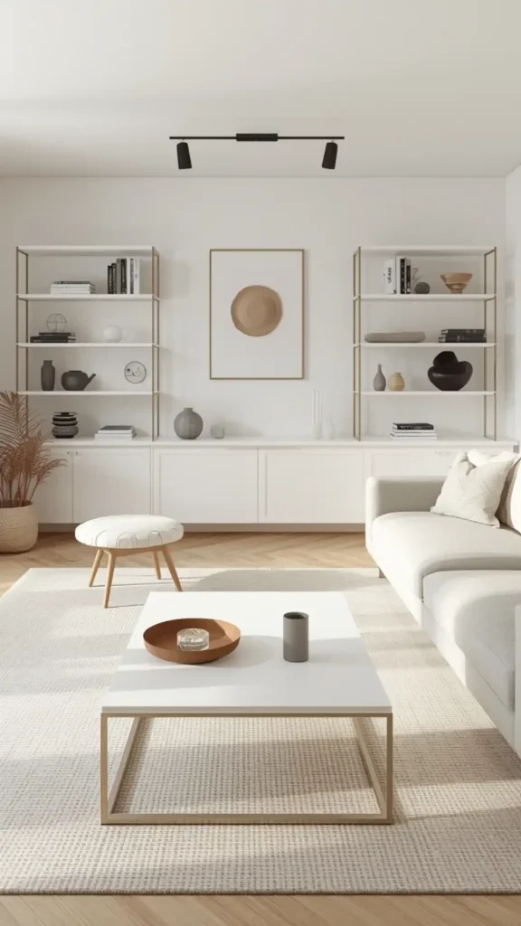 Minimal Styling and Decluttered Space