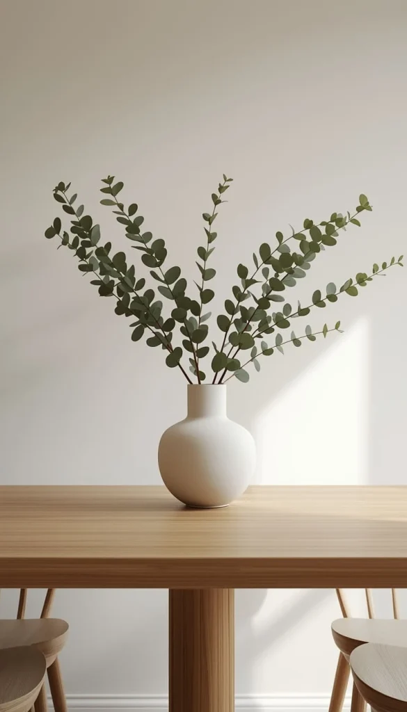 A perfectly styled, clutter-free dining surface image