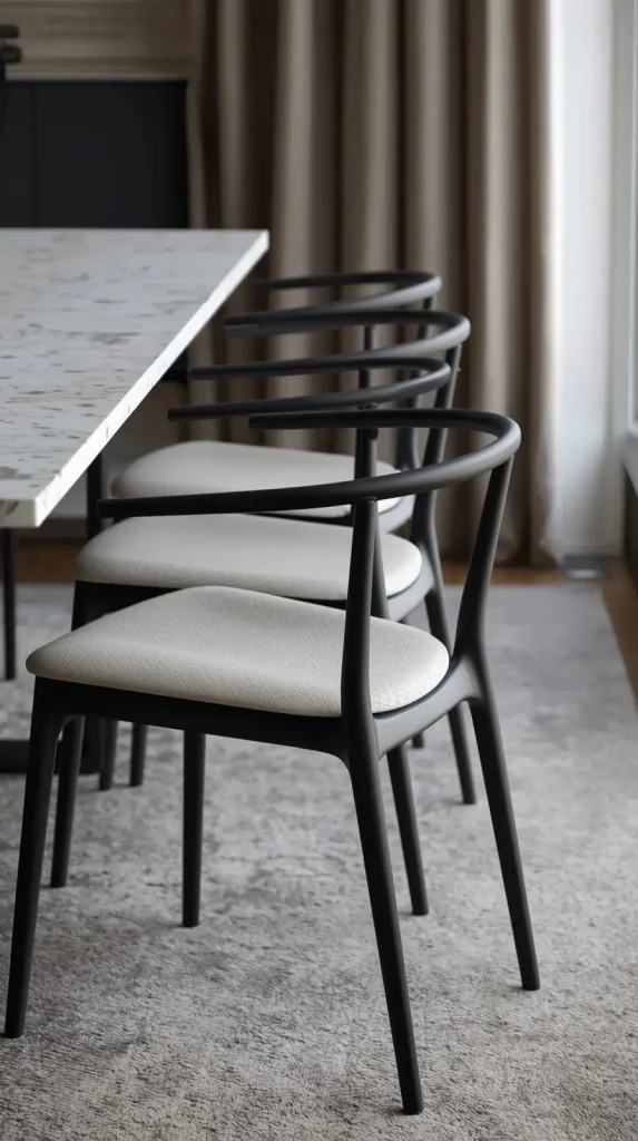 Slim, Armless Dining Chairs image